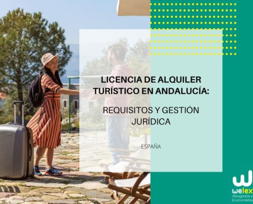 Imagen de portada para blog sobre requisitos juridicos del alquiler vacacional en Andalucia