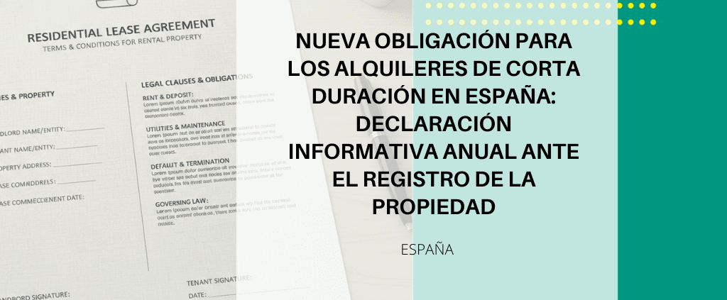 Nueva obligación para alquileres de corta duración en España 2026