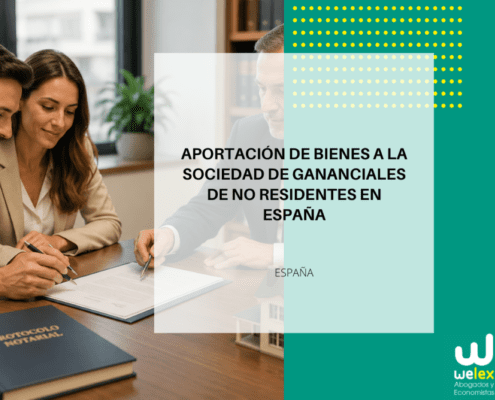 Aportación de bienes a gananciales en España