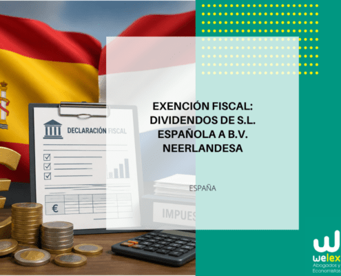 Exención fiscal de dividendos entre una S.L. española y una B.V. neerlandesa