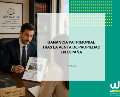 Ganancia patrimonial por vender una propiedad en España